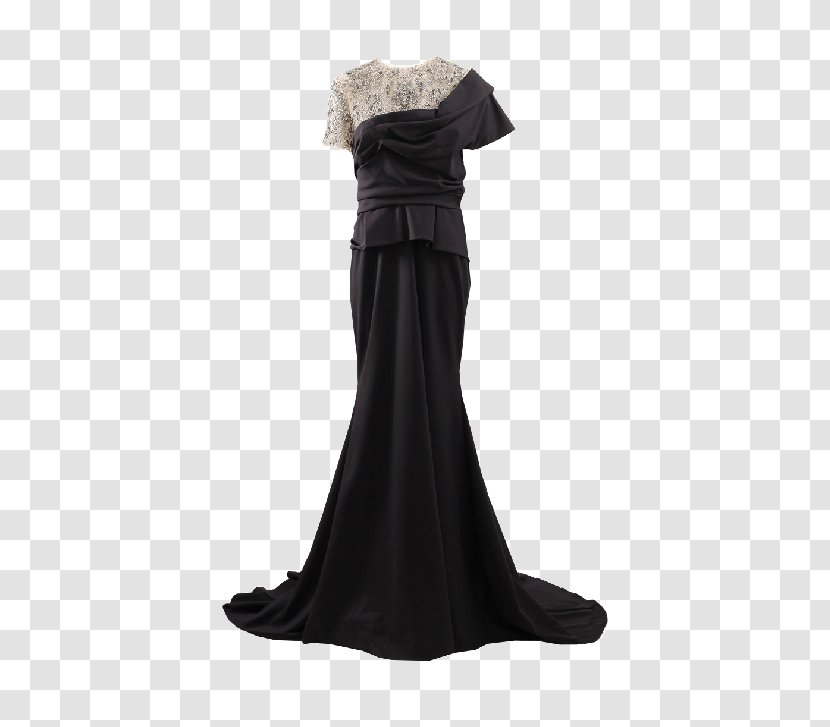 Little Black Dress Evening Gown Ball - Silk Transparent PNG