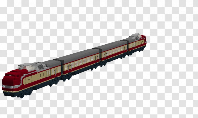 Lego Trains Passenger Car Rail Transport - Old Train Transparent PNG