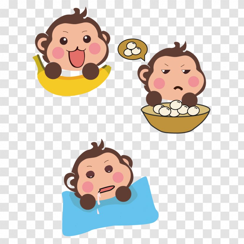Monkey Download - Nose - Cartoon Clip Buckle Free Transparent PNG