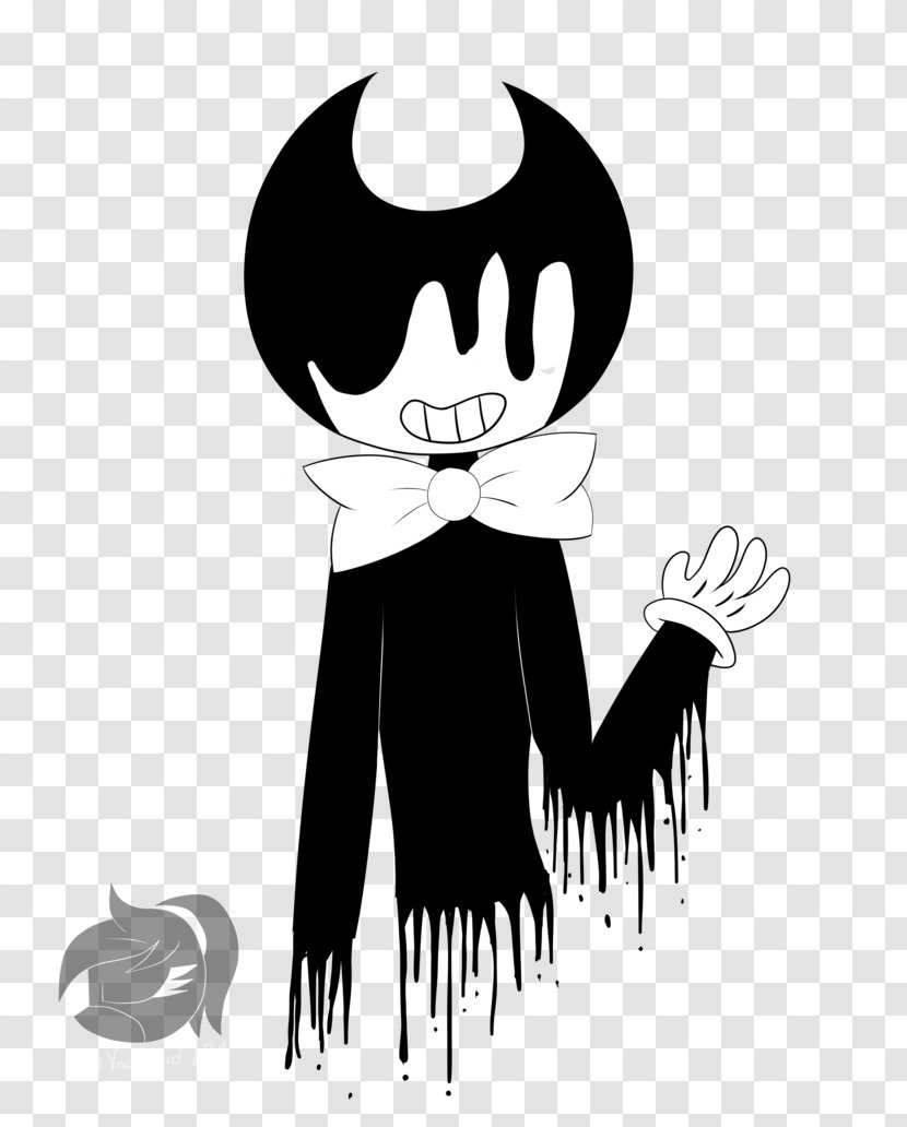 Bendy And The Ink Machine Bandy Art Five Nights At Freddy's Computer - Silhouette - Pentagram Transparent PNG