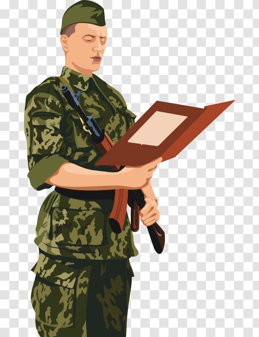 Soldier Infantry Military Army Officer Призывник - Flower Transparent PNG