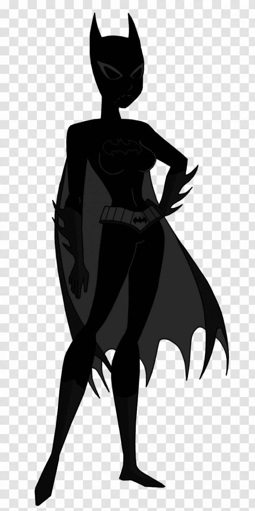 Cassandra Cain Batgirl Damian Wayne Barbara Gordon Batman - Black And White Transparent PNG