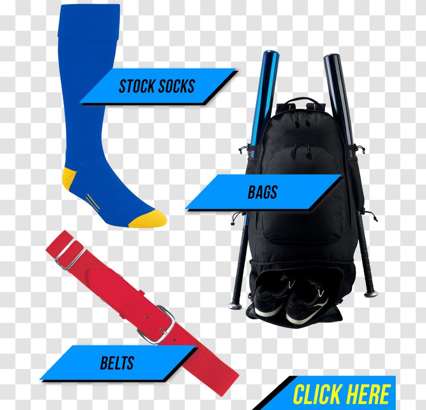 411 Augusta Expandable Bat Backpack Bag Baseball Bats From Sportswear - Electric Blue Transparent PNG