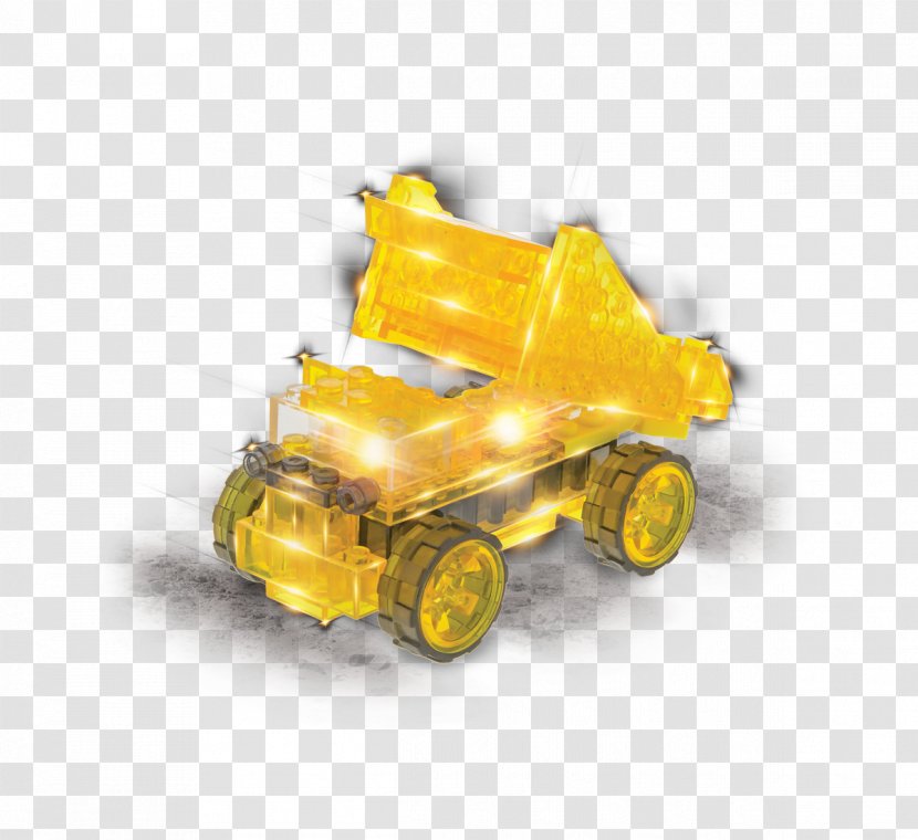 Pickup Truck Car Dump Vehicle Toy - Yellow Transparent PNG