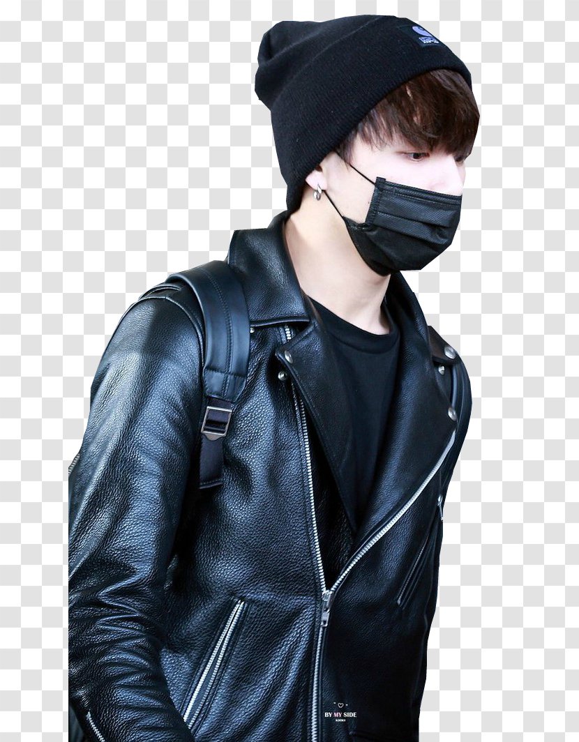 BTS Leather Jacket K-pop Clothing Korean Idol - Material - Costume Transparent PNG