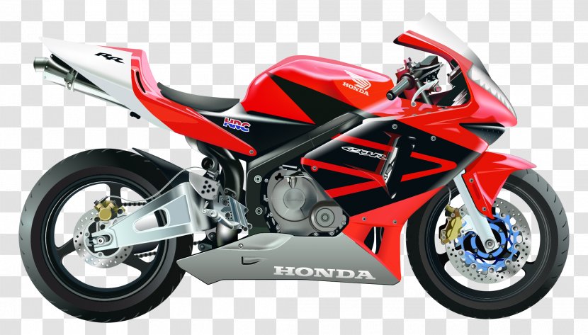 Honda CBR600RR Car Fuel Injection CBR600F - Hardware - Cartoon Painted Modern Stylish Elegance Motorcycle Transparent PNG