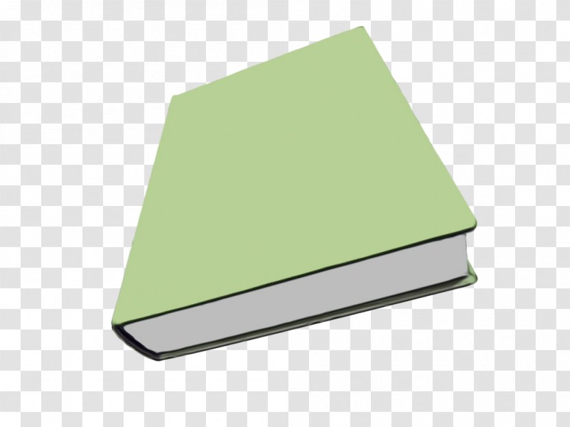 Green Rectangle Paper Product - Watercolor Transparent PNG