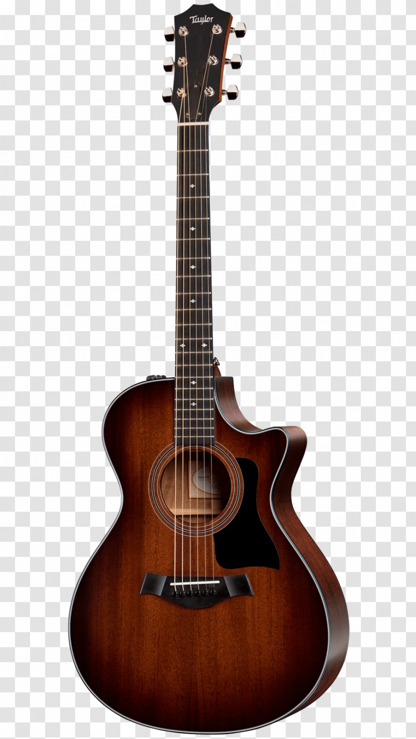 Taylor Guitars K24ce Acoustic-Electric Guitar Acoustic - Silhouette Transparent PNG