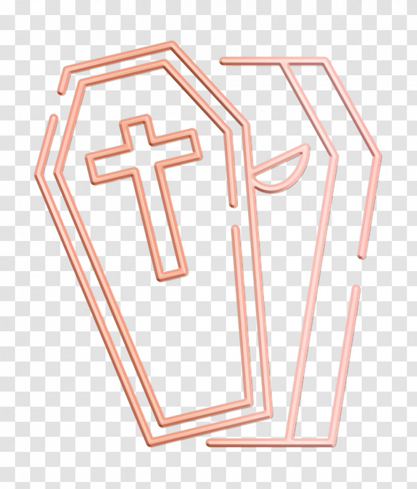 Burial Icon Cemetery Coffin - Funeral - Symbol Logo Transparent PNG