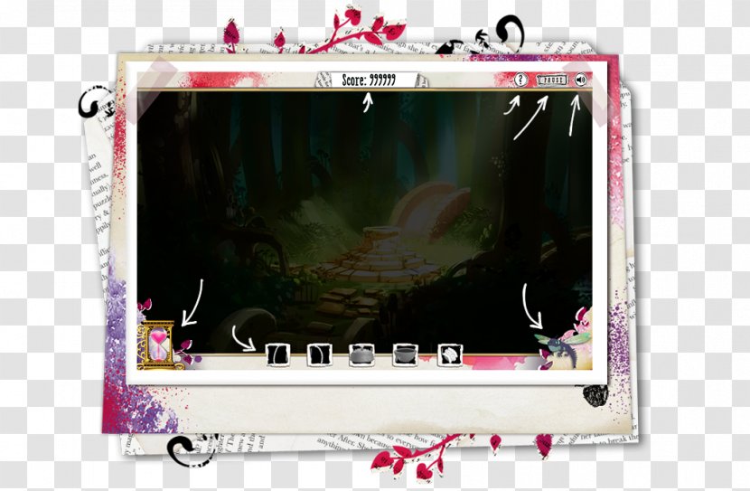 Ever After High Tablet Computers Game Fairy Tale Picture Frames - Hair - Hidden Objects Transparent PNG