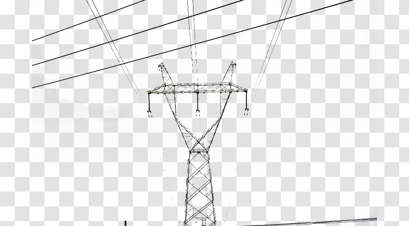 Black And White Structure Pattern - Area - High Voltage Wire Transparent PNG