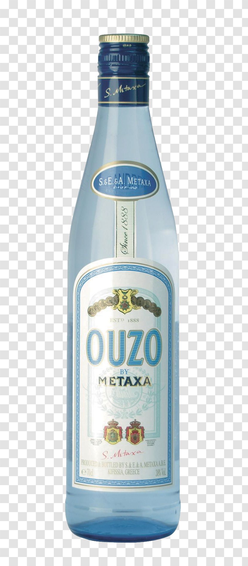 Liqueur Ouzo Metaxa Distilled Beverage Tsipouro - Alcoholic - Vodka Transparent PNG