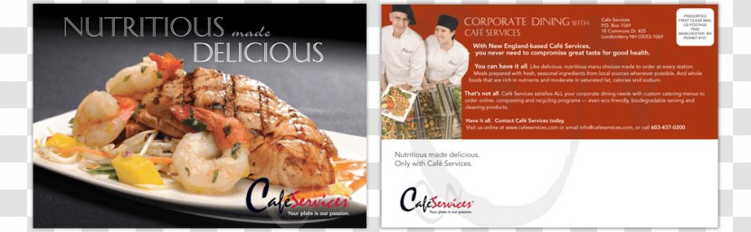 Cuisine Recipe Product - Cafe Postcard Transparent PNG