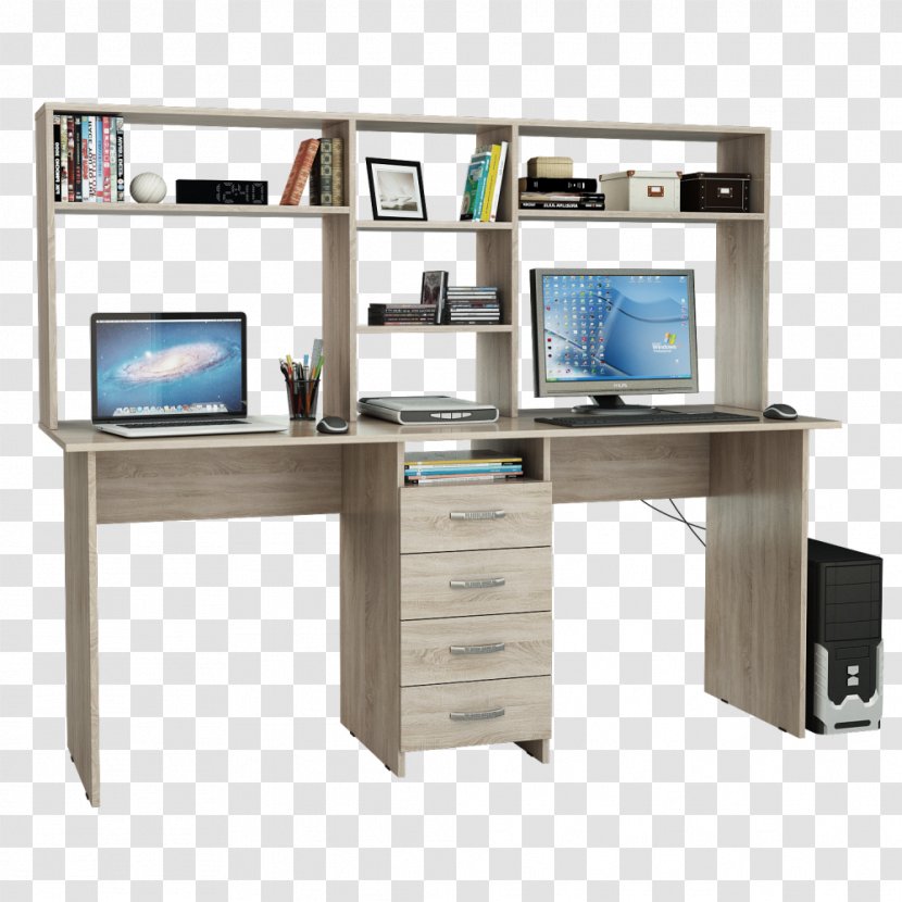 Table Computer Desk Drawer Furniture - Countertop Transparent PNG