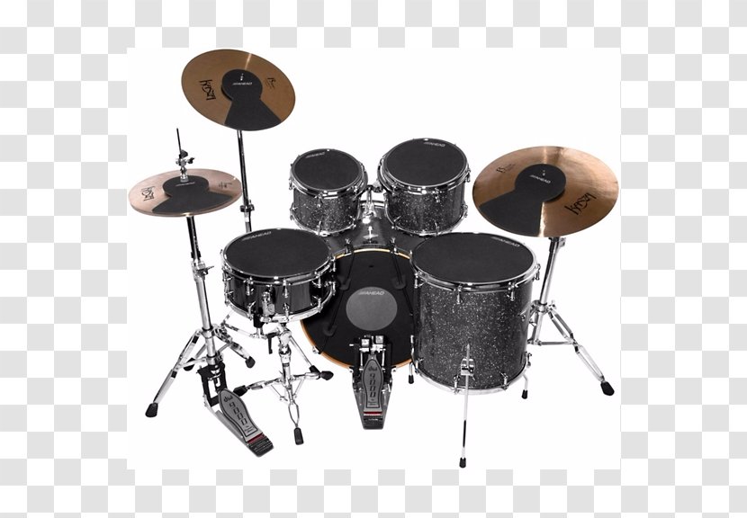 Drums Practice Pads Mute Hi-Hats Cymbal - Silhouette Transparent PNG
