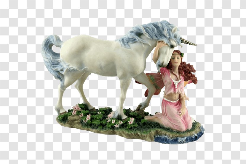 Statue Figurine Unicorn Sculpture Fairy - Pegasus Transparent PNG