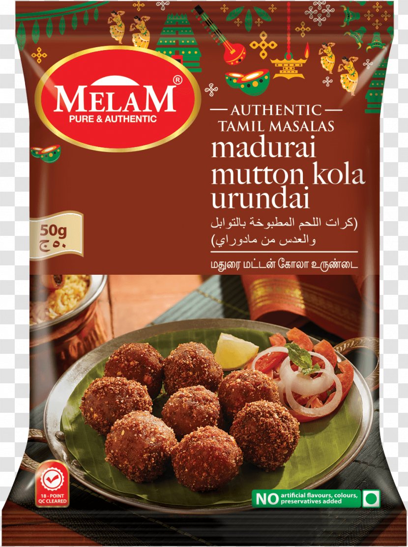 Falafel Tamil Cuisine Chettinad Biryani Middle Eastern - Food - Mutton Masala Transparent PNG