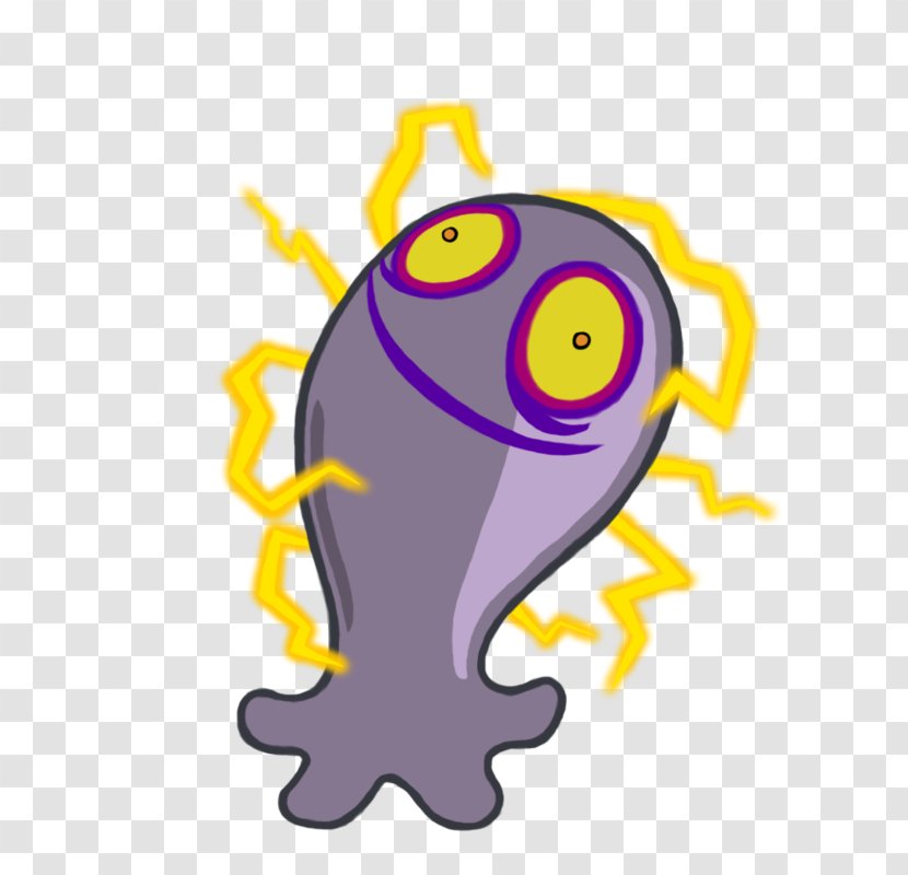 Invertebrate Cartoon Clip Art - Purple Transparent PNG