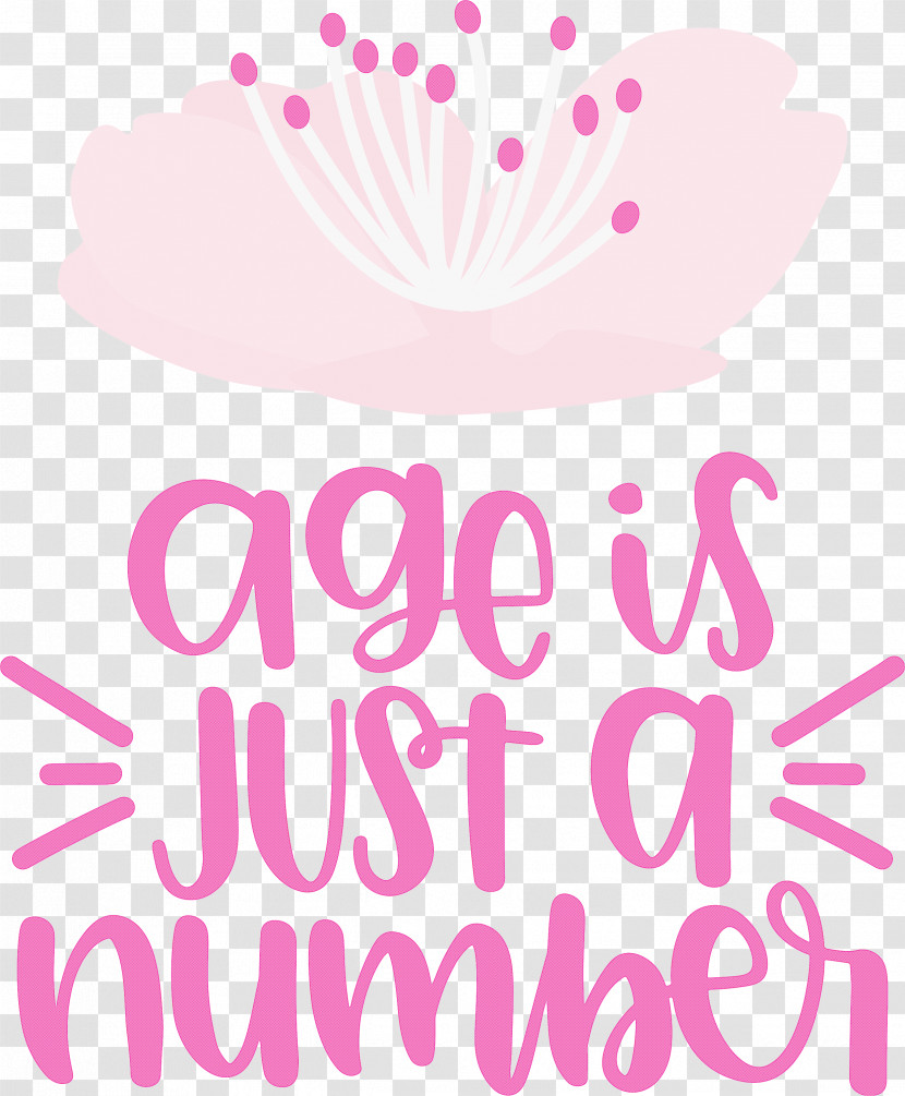 Birthday Age Is Just A Number Transparent PNG