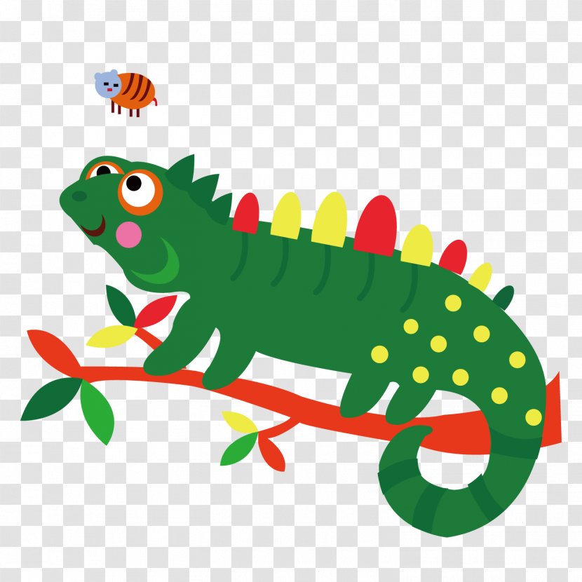 Chameleons Reptile Lizard Clip Art - Area - Green Transparent PNG