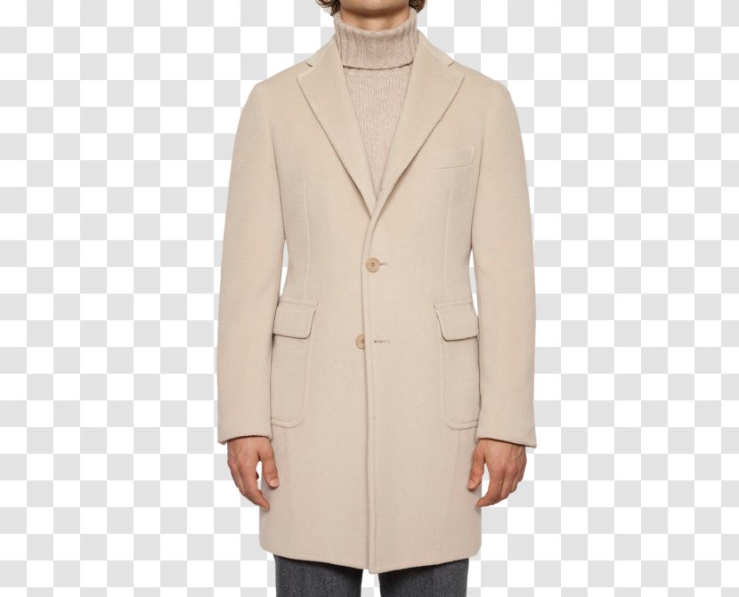 Overcoat Beige - Coat - Single-breasted Transparent PNG