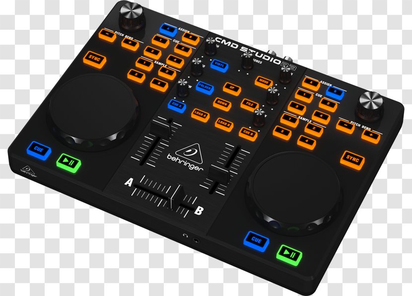 DJ Controller BEHRINGER Behringer CMD STUDIO 2A Disc Jockey MIDI Controllers Audio Mixers - Heart - Musical Instruments Transparent PNG
