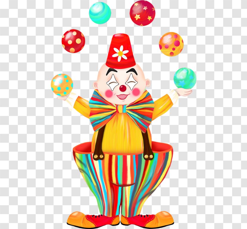 Clown Juggling Circus Clip Art - Color - Illustration Transparent PNG