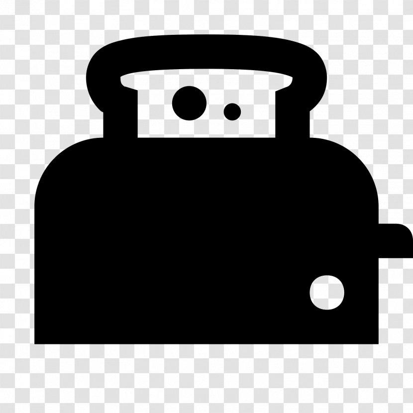 Toaster Clip Art - Black And White - Bread Icon Transparent PNG