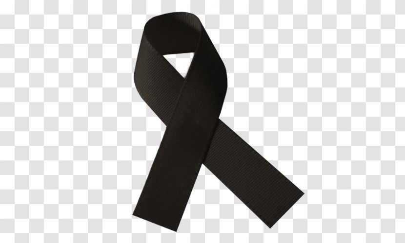 Black Ribbon Mourning Grief Lazo - Death - Symbol Transparent PNG