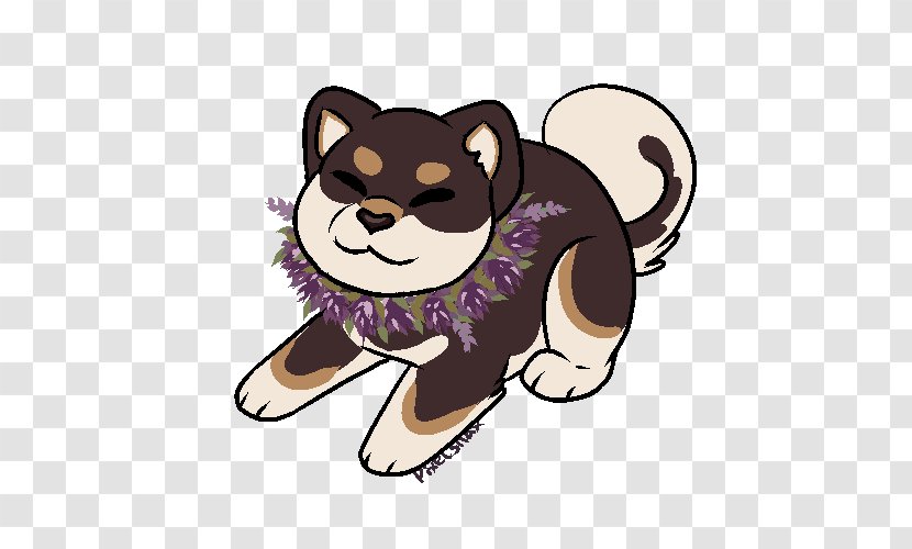 Shiba Inu Whiskers Cat Doge Bear - Flower Transparent PNG
