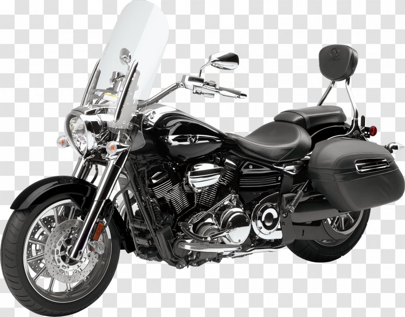 Yamaha Motor Company XV1900A Star Motorcycles Saddlebag - Twostroke Power Valve System - Motorcycle Transparent PNG