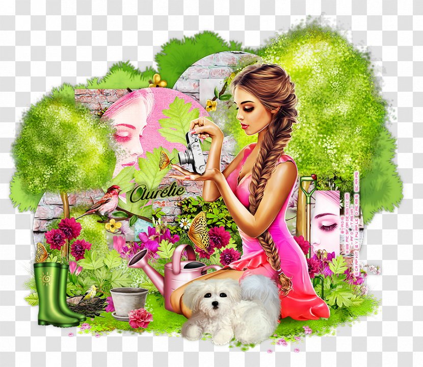 Floral Design Shrub Pink M Tree - Spring Garden Candy Transparent PNG