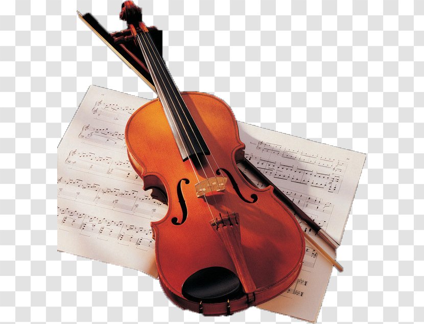 Violin Musical Instrument Cello Viola - Heart - Lovely Transparent PNG