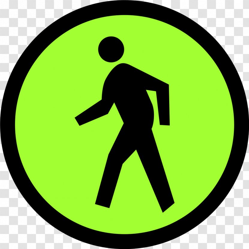 Pedestrian Crossing Traffic Sign Warning - Vehicle - EMPLOYEE Transparent PNG