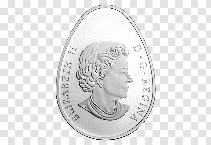 Coin Canada Silver Kanada 2017 Pysanka - Black And White Transparent PNG