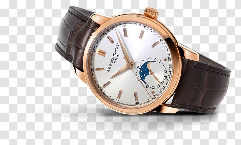 Frédérique Constant FC-285S5B6 Smartwatch Clock - Watch Transparent PNG
