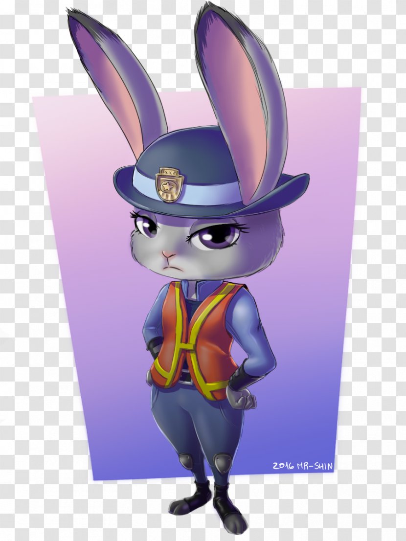 Lt. Judy Hopps Nick Wilde Animated Film Fan Art Rabbit - Concept Transparent PNG