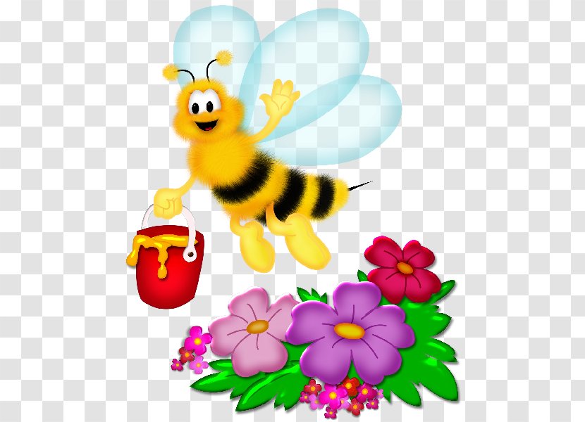 Charmy Bee Honey Insect Clip Art - Ladybird Transparent PNG