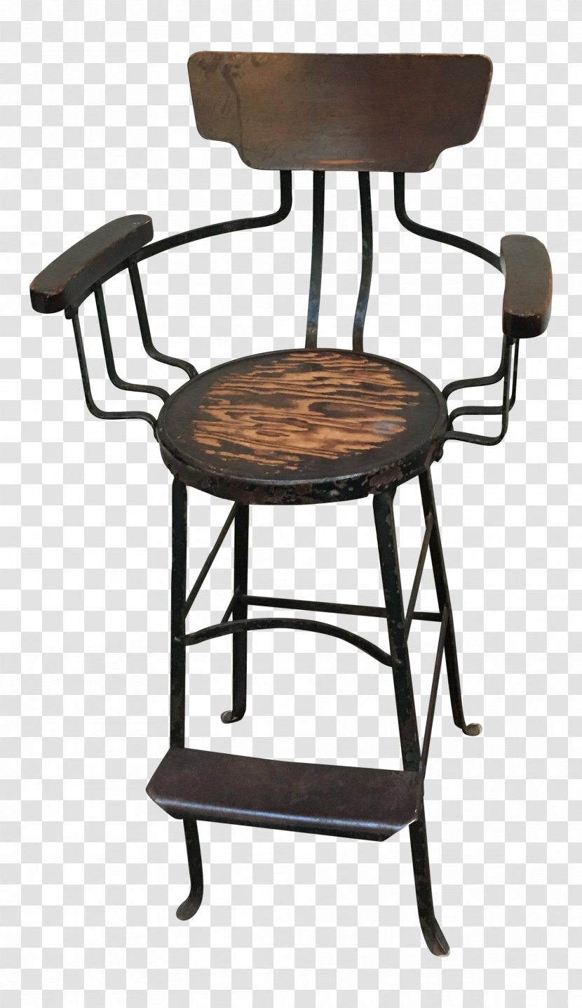 Bar Stool Table Chair Armrest Product Design - Iron Transparent PNG