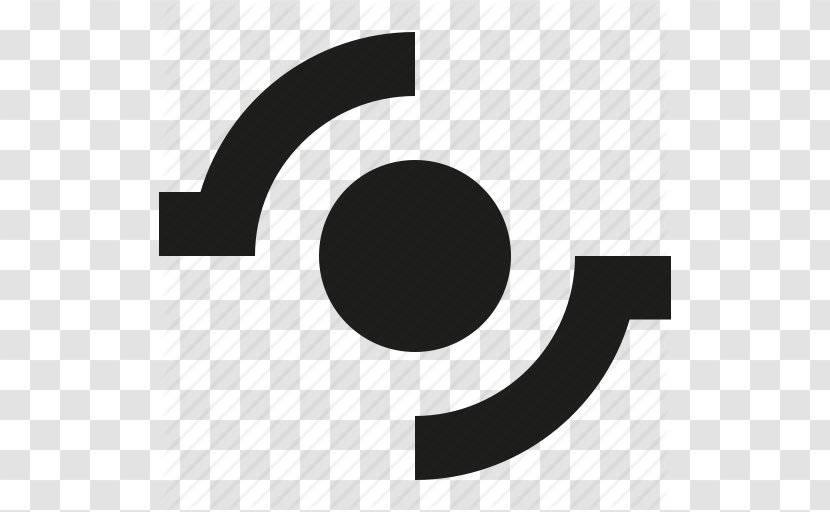 Logo Brand White Pattern - Black - Symbols Spinner Transparent PNG