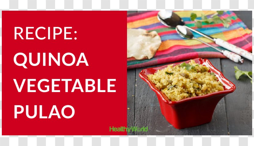 Vegetarian Cuisine Recipe Baking Flavor Food - Veg Pulao Transparent PNG