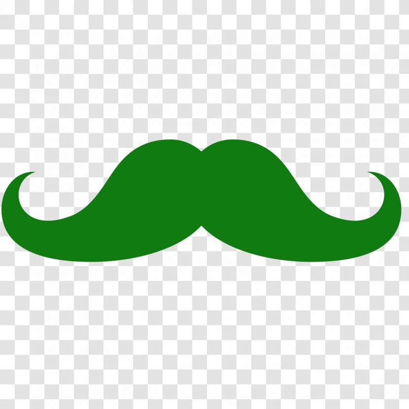 Green Line Clip Art - Logo - Mustache Sketch Transparent PNG