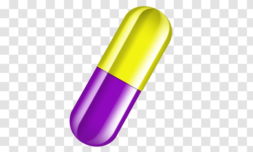 Capsule Tablet Yellow Blue Color - Green Transparent PNG