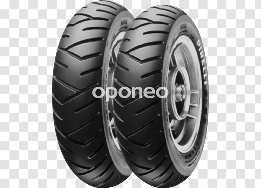 Scooter Motorcycle Tires Pirelli Dunlop Tyres - Wheel Transparent PNG