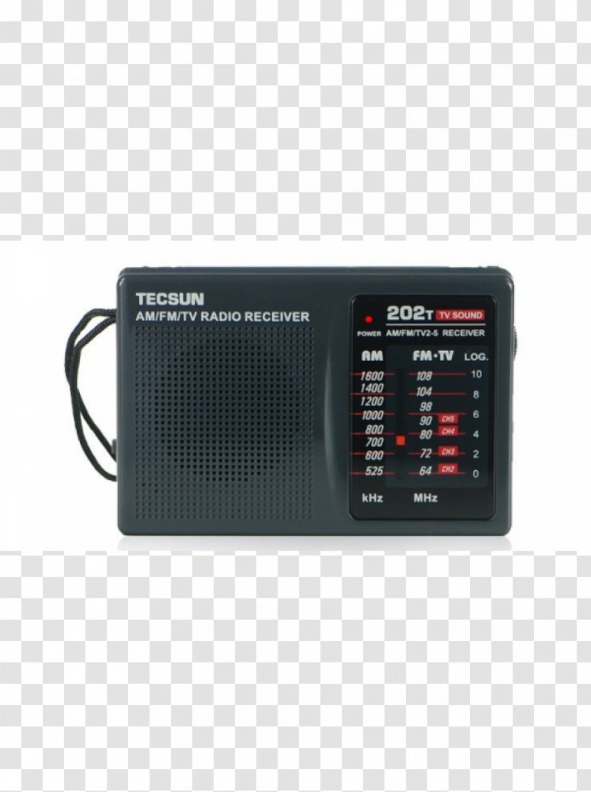 Radio Receiver FM Broadcasting Tecsun AM - Electronics Transparent PNG