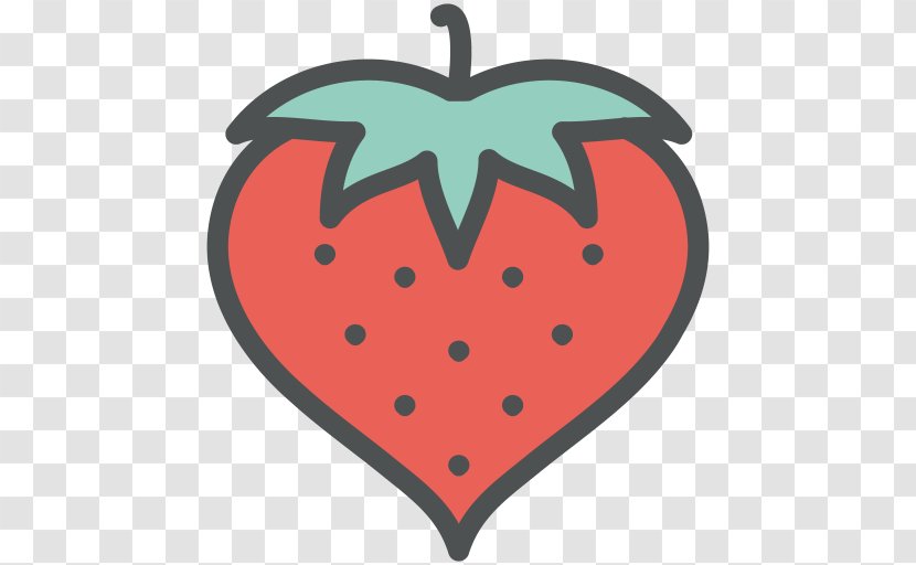 Heart Fresa Strawberry - Food Transparent PNG