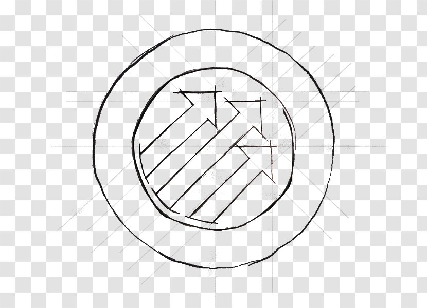 Line Art Drawing Circle White - Black And Transparent PNG