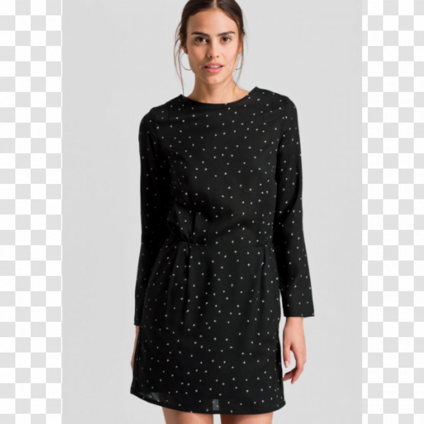 Little Black Dress T-shirt Armedangels Polka Dot Transparent PNG