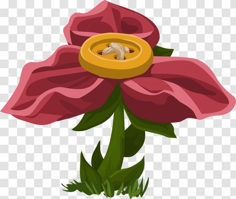 Garden Roses Flower Button Nosegay - Flowers Transparent PNG