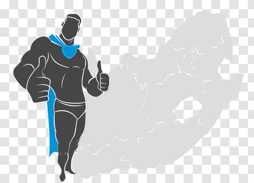 Superhero - Silhouette - Constant Pretorius Transparent PNG